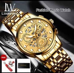 LouisWill Waterproof Watch For Men With Calendar