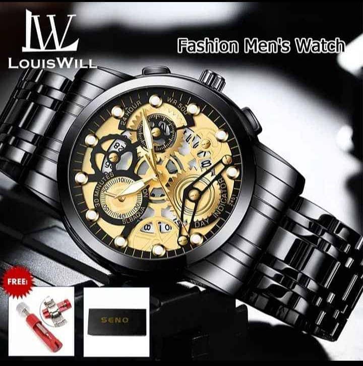 LouisWill Waterproof Watch For Men With Calendar 2