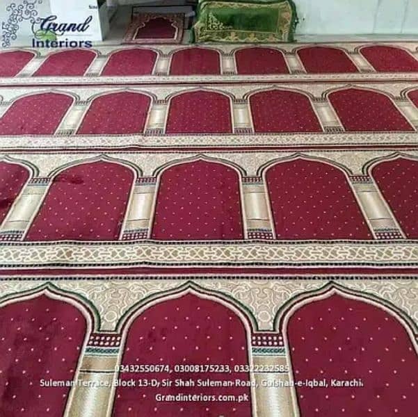 Janamaz, prayer carpet prayers mat jaynamaz Grand interiors 0