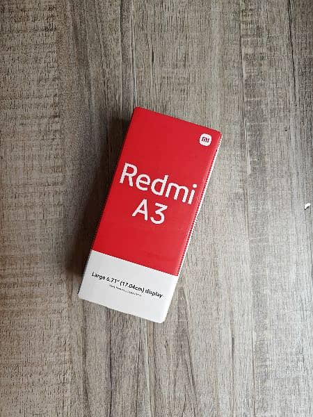 Redmi A3 Black 10/10 4GB Ram 128GB 0