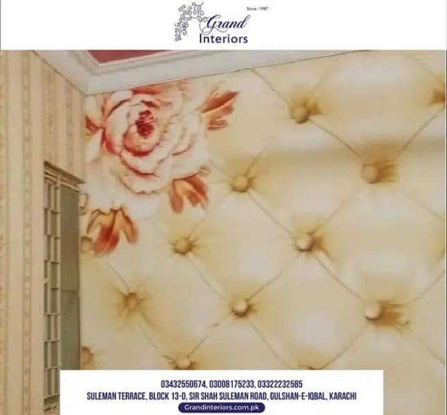 Wallpapers wall morals wall panels wpvc panels by Grand interiors 2