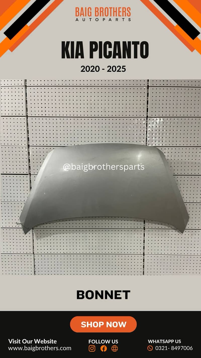 Honda Tucson Elantra MG HS ZS Sportage Picanto Bumper Digi Door Fender 6