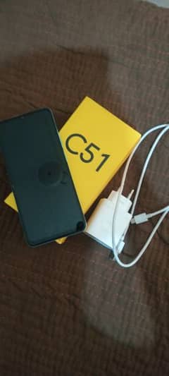 Realme c51 (128gb)with box & Charger