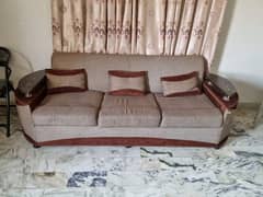 wooden sofa set