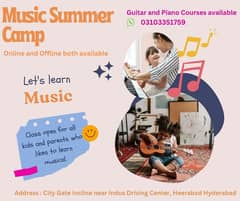 Guitar and piano classes available