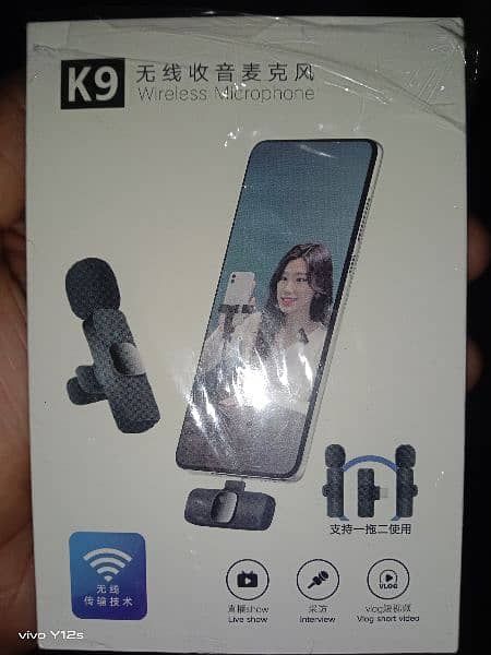 K9 new wireless microphone 2 in 1 0