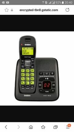 Uniden Cordless Phone UK Brand with answers machine