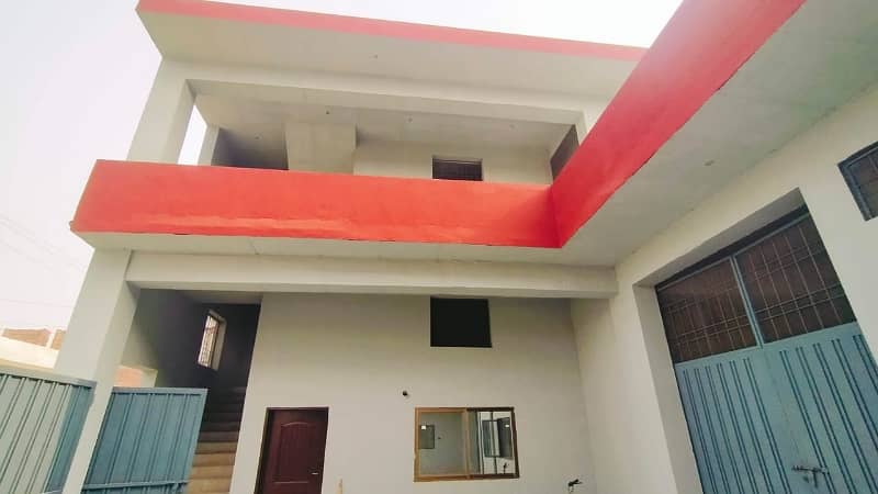 3 kanal 10 marla double story brand new factory available for sale. 1