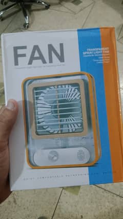 Mini Fan & Ac Rechargeable Battery