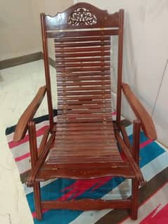 100% pure chiniot wood relaxing chair (foldable)