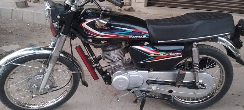 Honda cg125cc 2012 model multan number 2