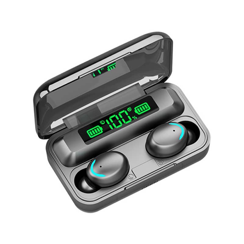F9-5C TWS LED Digital Display Bluetooth 5.0 Wireless Earphones Sports 0