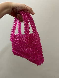 beads pearl bag