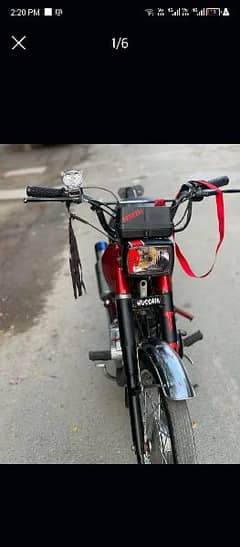 Fully modified Honda 125