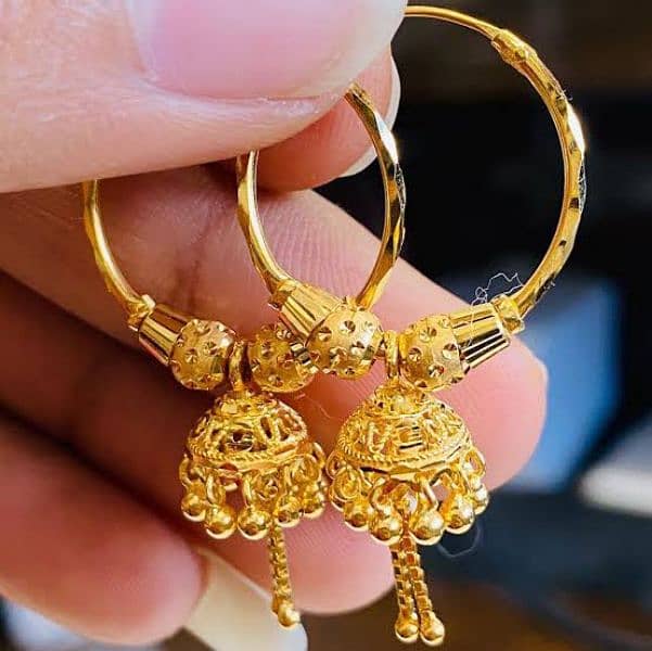 Gold tops earrings baleya ring 11