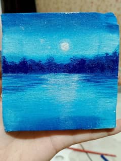 night view on 4x4 Canva board