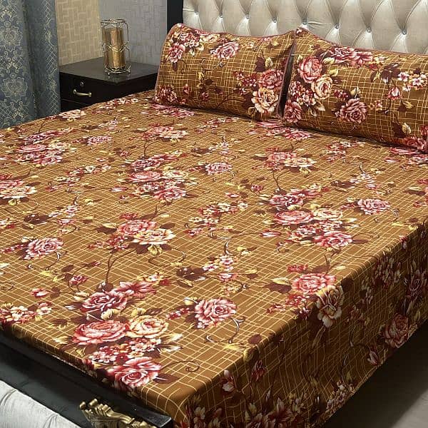 bedsheet / cotton bedsheet / crystal bedsheet / bedsheet for sale 7