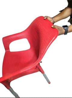 Pure Plastic wavy Chair in new Design