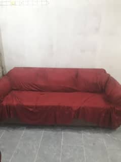 brown color mein sofa hai. contact me 030101 407 24.