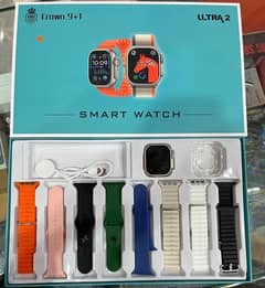 Crown Ultra 2 Smart watch 8 straps