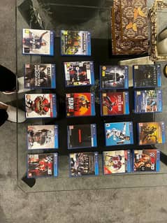 Ps4 games available /Fifa23 /Minecraft /cod/spiderman
