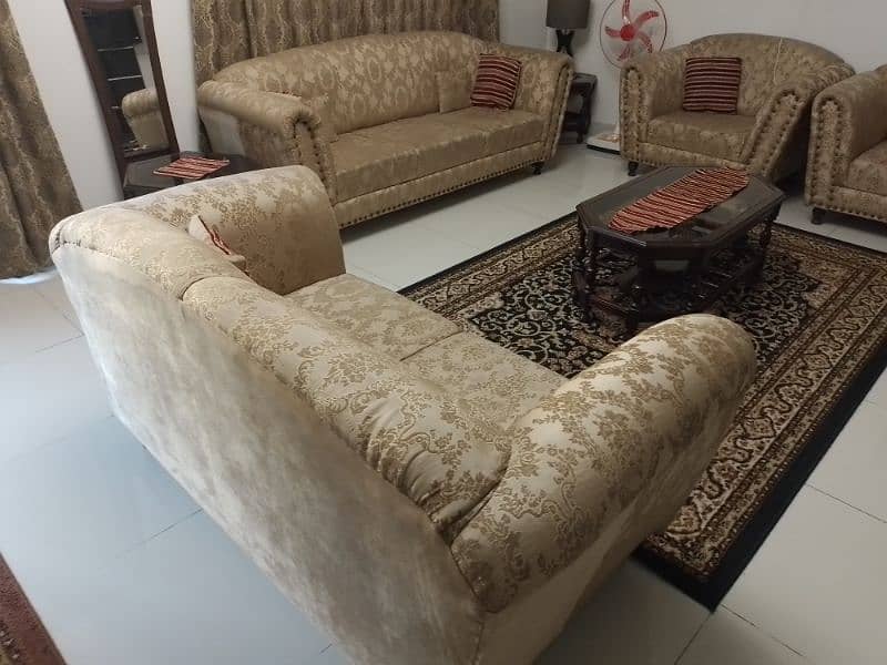 Sofa set with dewan 12