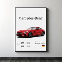 customizable cars frame posters