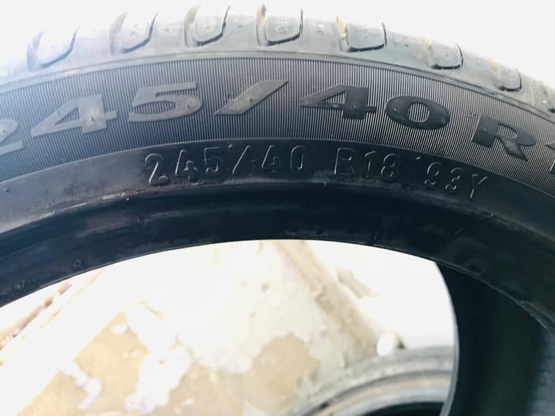 original Pirelli 18 inches tyres 6