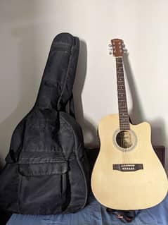 Jumbo semi acoustic guitar