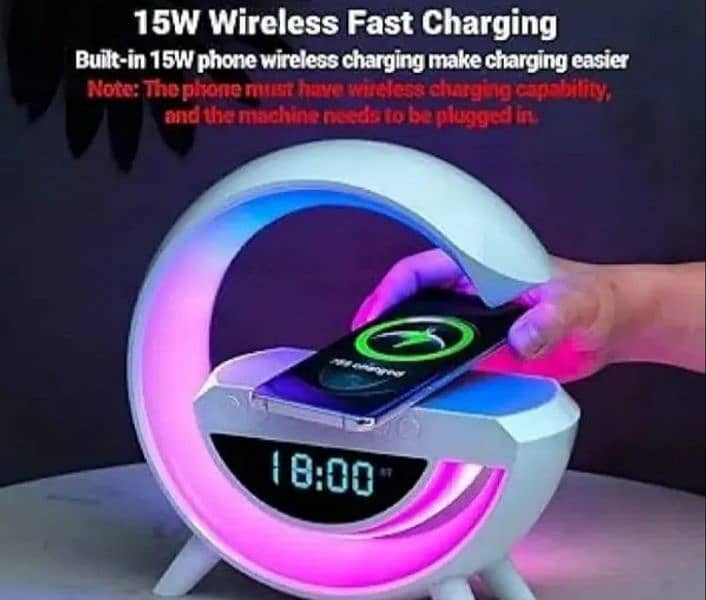 wireless charger Bluetooth speaker and lapm with 7 type colours 0