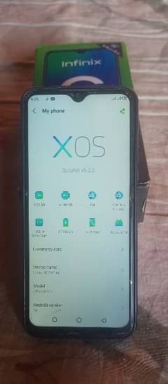 Infinix hot 9 play 4/64 with box