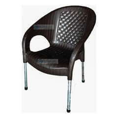 Plastic Chair Ratan Chair- Chocolate - Color - New