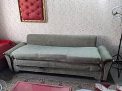 Two 3 seater sofas set (Sofa come bed)