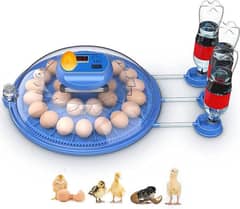 26 chiken Eggs New Intelligent Automatic Egg Incubator 60W Dual Power