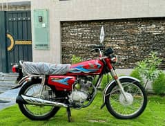 Honda CG 125 Model 2024 Km 3000 key 2 Total Genuine bike All Punjab