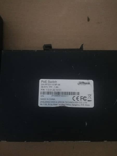 dahua 8port  poe sw 3