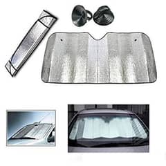 Universal Car Front Wind Screen Foldable Foil Curtains Sun Shade For S