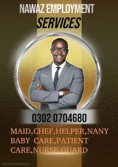 Domestic staff Provider - Maids, Nanny, Cook, Driver, Attendant , Hou