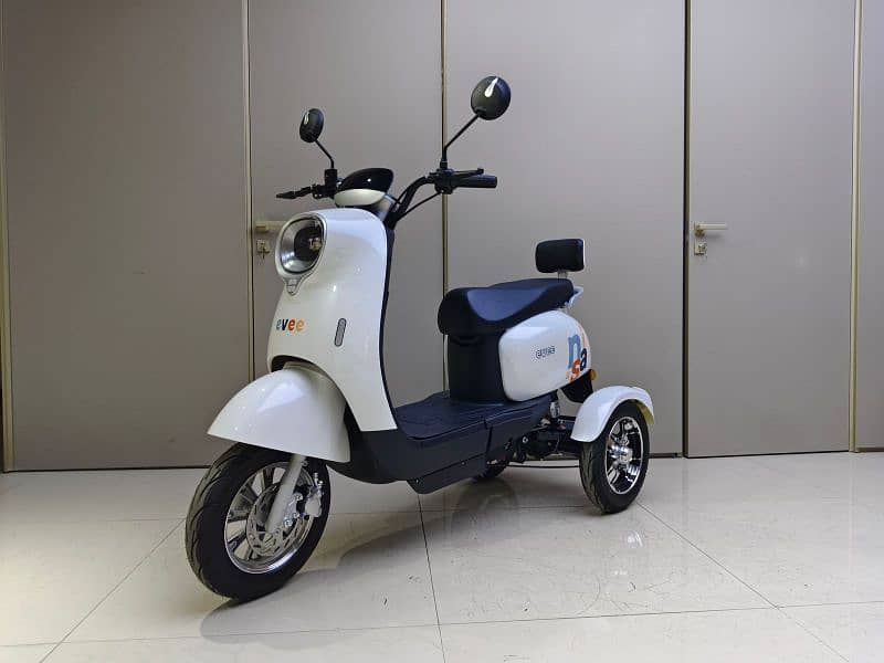 Evee Electric Scooty Nisa 3 Wheeler 2024 New Zero Meter 0