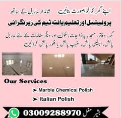 Marble Polish/ Marble Grinding/ Tile Cleaning Master/Chips Grinding