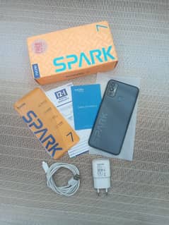 Tecno Spark 7 Mobile with Box | Not samsung huawei oppo iphone vivo