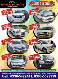 Car Rental , BRV , Corolla , Prado , Revo , Civic / Audi / Rent A Car 0