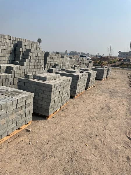 fly ash bricks solid blocks , tuff pavers, curb blocks 9