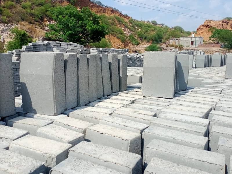 fly ash bricks solid blocks , tuff pavers, curb blocks 10