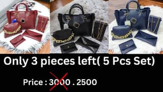 Pure fox leather and Platinum ladies handbags variety available