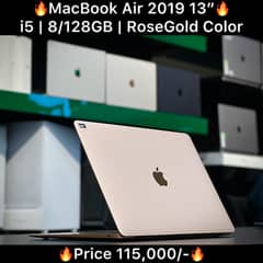 macbook Air 2019 i5 8GB 128GB 13Inch display