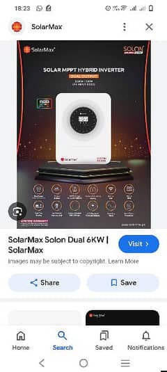 Solar Hybrid inverter 6kw Solon solarmax