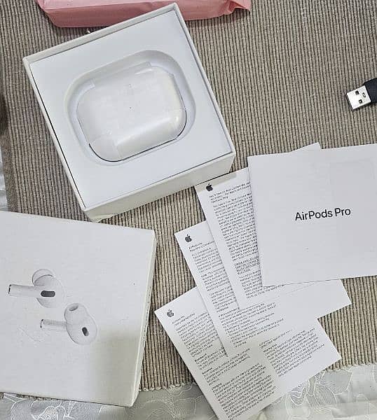 Airpods Pro Complete Box 10/10 not used Brand new just Box Open U. K 3