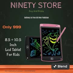 10.5 + 8.5 Lcd Writing Tablet For Kids