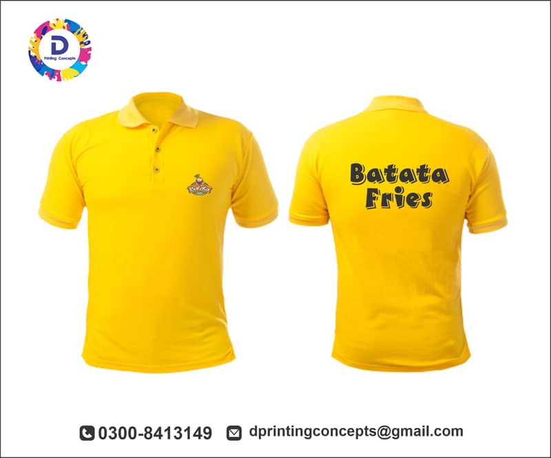 Customize Shirt Printing / Polo Shirt Printing / T Shirt Printing 2